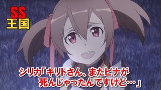 SAO SS シリカ「キリトさん、またﾋﾟﾅがしんじゃったんですけど…」 [upl. by Ledba]