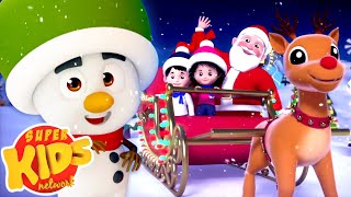 Jingle Bells  Christmas Songs  Christmas Carols  Rhymes amp Xmas Music  Super Kids Network [upl. by Puri958]