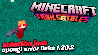 ✅ SOLUCIÓN GLFW ERROR OpenGL MINECRAFT JAVA 1201 PC BAJOS RECURSOS LINKS ALTERNATIVOS [upl. by Elbas722]