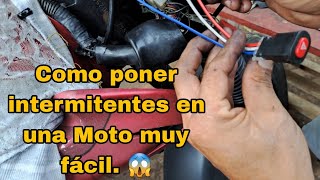 ✅️Poner intermitentes en una moto pulsar muy fácil 2023 [upl. by Lady923]