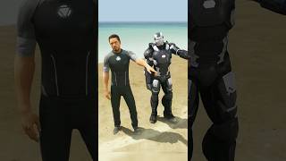 CAPTAIN AMERICA VS IRON MAN  TEAM BATTLE CIVIL WAR  Shorts  GTA5  ironman [upl. by Archy]