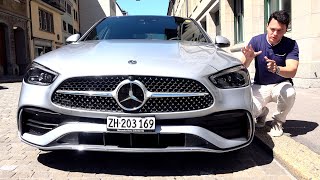 2022 Mercedes C Class  NEW Drive C220d AMG FULL Review Interior Exterior [upl. by Nohsauq]