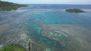 Drone Aerial video of Uman Island found within Chuuk lagoon Chuuk State [upl. by Asseneg]