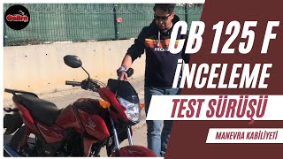 CB125F İnceleme  Test sürüşü  Manevra Kabiliyeti [upl. by Gemperle]