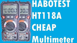 Digital Multimeter Review  Habotest HT118A by Electreca [upl. by Ynnoj459]