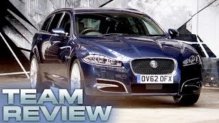 Jaguar XF Sportbrake Team Review  Fifth Gear [upl. by Garald]