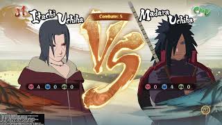 Itachi edo tensei vs madara en superdificil naruto [upl. by Nylehtak]