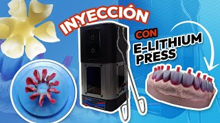 DETALLES QUE DEBES CONOCER ANTES DE INYECTAR DISILICATO DE LITIO CON LA INYECTORA ELITHIUM PRESS [upl. by Ahseinet137]