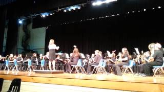 7TH GRADE BAND  FIRST CHRISTMAS MARCH [upl. by Ulu229]