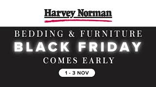 Harvey Norman Bedding amp Furniture Black Friday Comes Early [upl. by Edan]