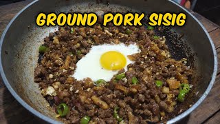 Easy and quick Ground pork sisig recipe CwB 7 [upl. by Onivla]