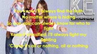 KC Undercover  Theme Song  Lyrics  Full Song [upl. by Odlopoel727]