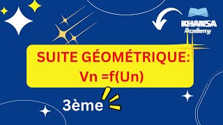 Comment montrer qune suite est géométrique [upl. by Martinez630]