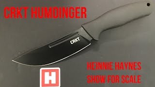 CRKT Humdinger  Heinnie Haynes Show for Scale [upl. by Gilus]