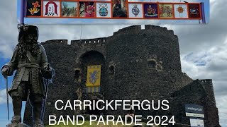 CARRICKFERGUS 12TH JULY 2024 BAND PARADEphotography craigyhill bands parade northern ireland [upl. by Nayrb]