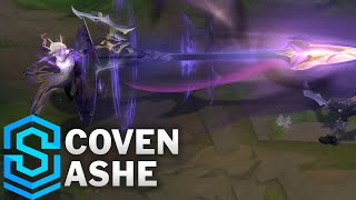 Coven Ashe Skin Spotlight  PreRelease  League of Legends [upl. by Znieh]