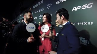 Indian Sports Honours Awards Virat and Anushka play ‘Never Have I Ever’ [upl. by Marketa570]