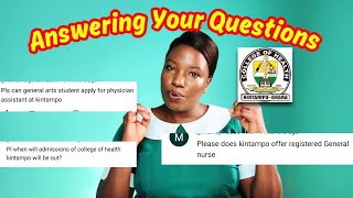 Response to Your Questions about College of Health Kintampo [upl. by Kemme]