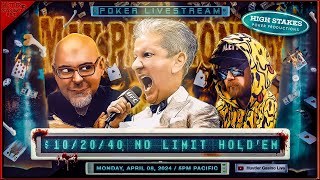 Bruce Buffer Plays POKER on MAX PAIN MONDAY w Nate Hill Nikos amp Raver Commentary by David Tuchman [upl. by Akirret999]