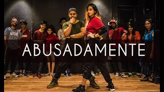 ABUSADAMENTE  MC Gustta e MC DG  Tejas Dhoke Choreography  Dancefit Live [upl. by Auqenes]