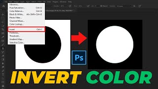 How to invert Colors in Photoshop 2024  Photoshop Tutorial For Beginner [upl. by Airbmat22]