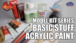 Model Kit Tutorial  Acrylic Paint Basic [upl. by Enirrok]