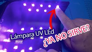 LÁMPARA UV LED PARA UÑAS se fundieron los LEDS Así se repara [upl. by Enal]