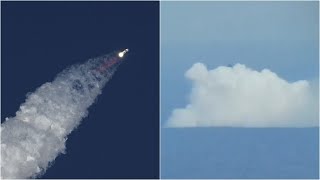 SpaceX Starship makes spectacular Indian Ocean splashdown [upl. by Aimahs]