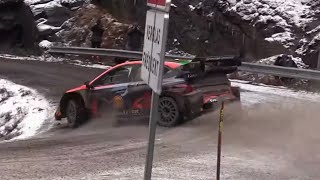 Rallye Monte Carlo 2024 Test Thierry Neuville WRC Hyundai i20 Rally1 FLAT OUT 😨 [upl. by Vonny429]