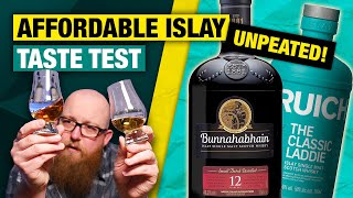 UNPEATED Islay Scotch Bruichladdich Classic Laddie vs Bunnahabhain 12 [upl. by Yasnil]