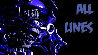 Ballora  All Voicelines with Subtitles  FNaF Sister Location [upl. by Elly]