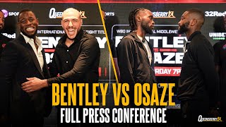 FULL PRESS CONFERENCE  Denzel Bentley vs Derrick Osaze amp Aloys vs Birardis Championship Fights [upl. by Bastian]