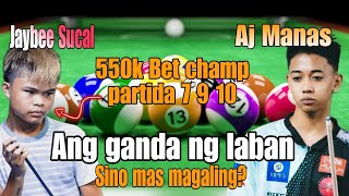 NAG LABAN NA SA BILLIARD SI JAYBEE SUCAL VS AJ MANAS SEPT 12024 Ang ganda ng laban Part 1 [upl. by Schalles608]