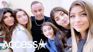 Teresa Giudice And Daughters Are All Smiles For Family Reunion With Joe Giudice In Italy [upl. by Tarah]