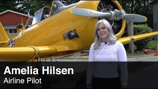 Interesting People 10  Amelia Hilsen Airline Pilot [upl. by Attenod828]