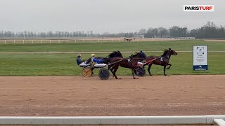 Qualifications Grosbois  Trot attelé  Lot 1 du 181223 [upl. by Zahara]