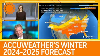 NEW AccuWeathers 20242025 US Winter Forecast [upl. by Suiluj]