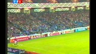 1996 September 25 Rangers Glasgow Scotland 1 Auxerre France 2 Champions League [upl. by Ellerrad]