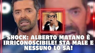 Shock Alberto Matano è irriconoscibile Sta male e nessuno lo sa [upl. by Attah36]