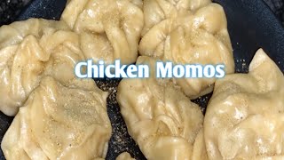 Chicken Momo Recipe How to make chicken momos nonveg simple quick momos recipe [upl. by Raynell475]