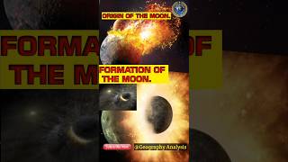 Origin of the Moon  Formation of the Moon facts viralvideo moon [upl. by Ssitruc]