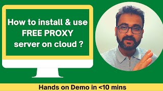 How to install FREE proxy on cloud under 10 mins How to use proxy from your laptop  demo [upl. by Fayth]