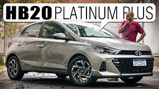 HYUNDAI HB20 PLATINUM PLUS 2023 o melhor da categoria [upl. by Ailugram327]