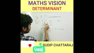 Solution of Determinant problem math solution [upl. by Ahsekim]