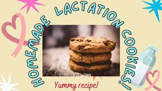 How to Bake Lactation Cookies  Recipe for Lactation Cookies [upl. by Pauline]