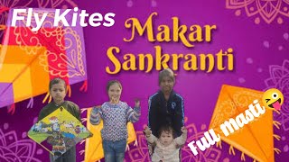 Makar sankranti spacial Today best 10 type flying kites gurleen niharika [upl. by Lewiss244]