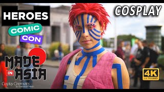 Heroes Comic Con Belgium  Made In Asia 2023 in Brussels  4k Cosplay Music Video [upl. by Armbruster]