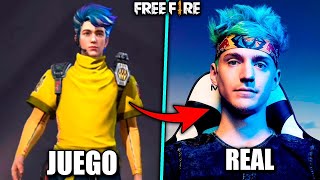 El origen de los personajes de Free Fire en 2020 😱 [upl. by Welton109]