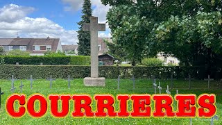 COURRIERES 62710 LE CIMETIERE MILITAIRE ALLEMAND [upl. by Anoval643]