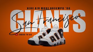 SF GIANTS 2023 Nike Air More Uptempo 96 DETAILED LOOK  RELEASE DATE [upl. by Klehm]